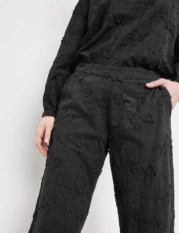 Wide Leg Pantalon TAIFUN en noir