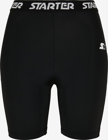 Coupe slim Pantalon de sport Starter Black Label en noir : devant