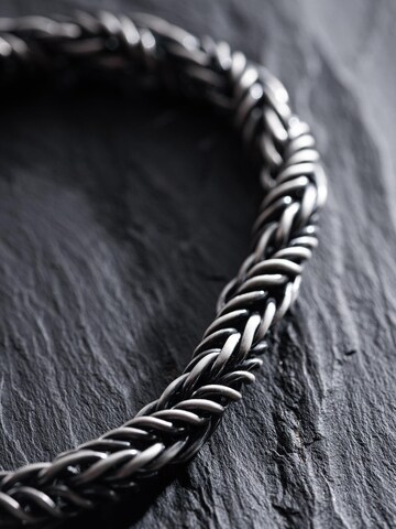 REYTEL Armband 'BRAID' in Zilver