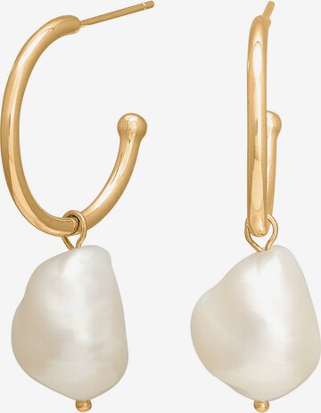 Boucles d'oreilles 'Baroque52' Nordahl Jewellery en or : devant