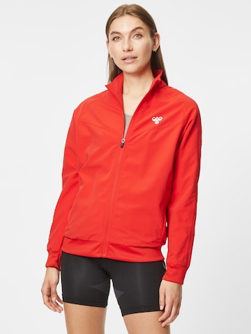 Hummel Sportjas in Rood: voorkant