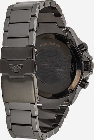 juoda Emporio Armani Analoginis (įprasto dizaino) laikrodis
