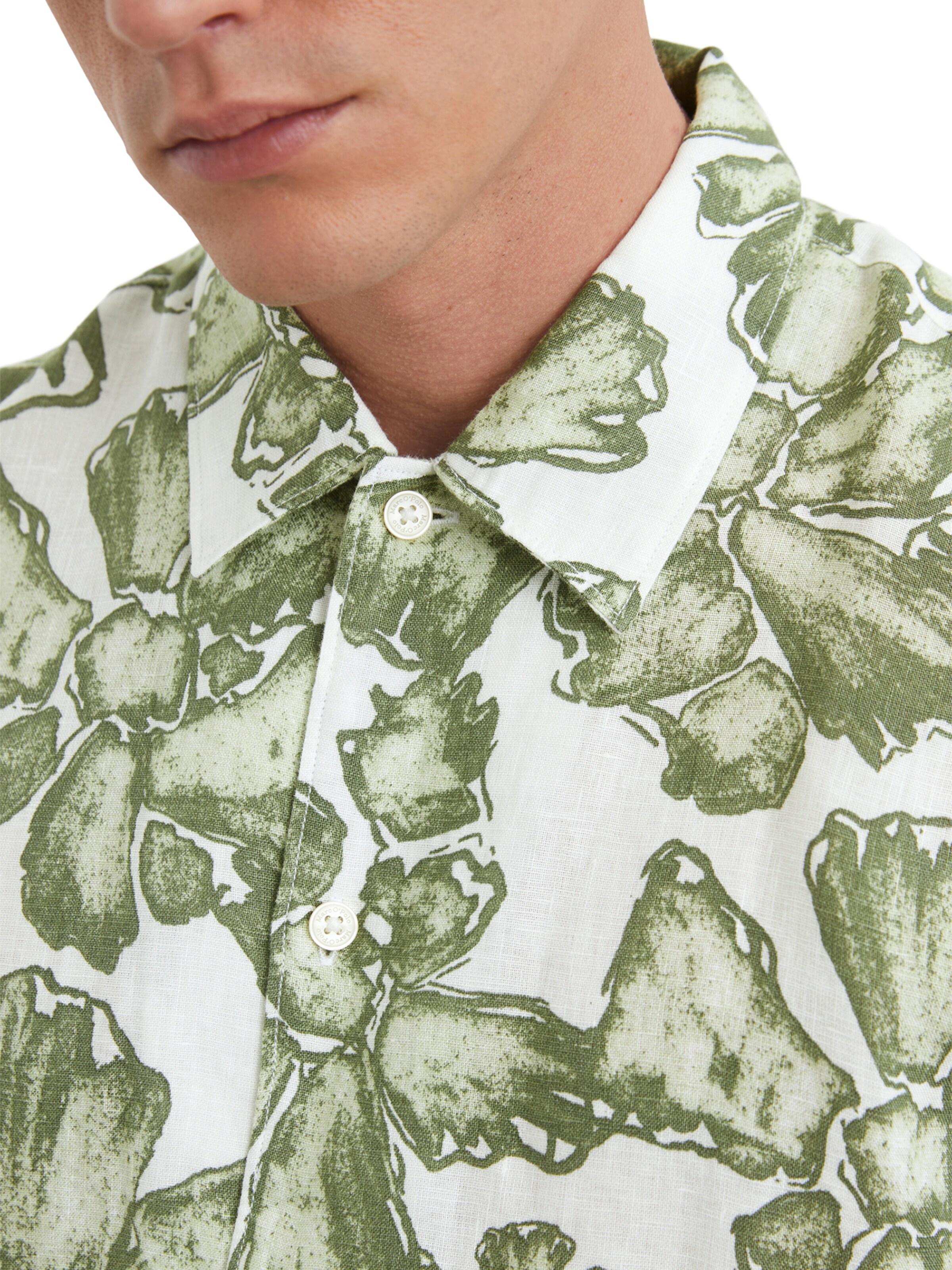 Marc O'Polo Regular fit Overhemd in Groen