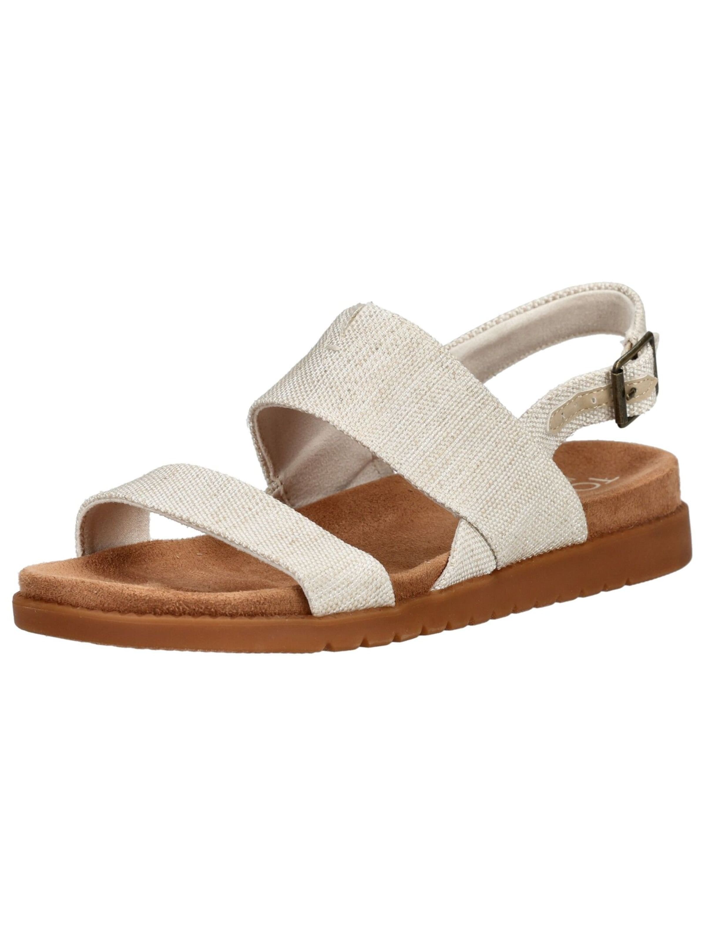 TOMS Sandalen in Beige: Vorderseite
