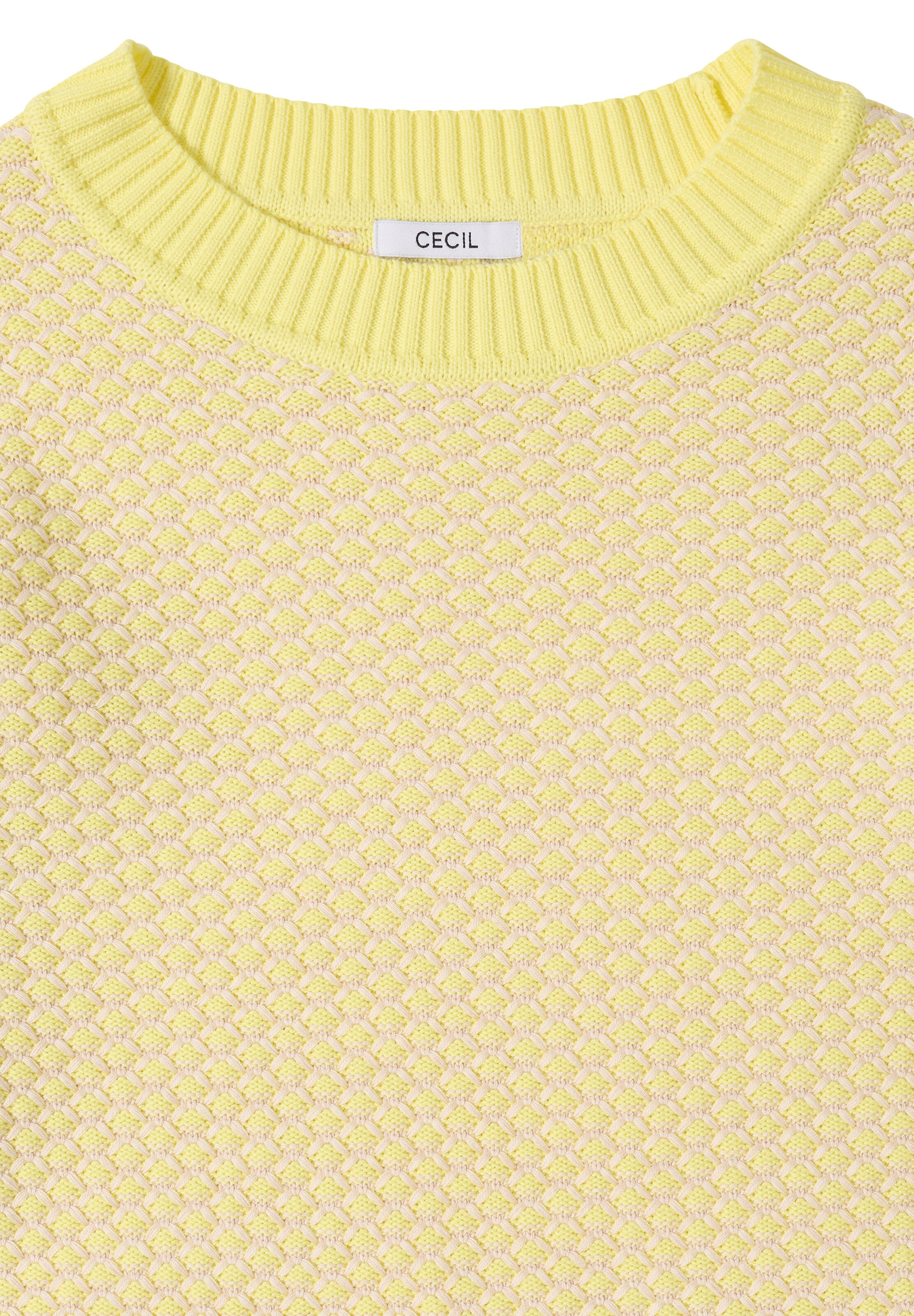 CECIL Pullover in Gelb