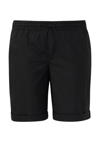 s.Oliver Regular Trousers in Black: front