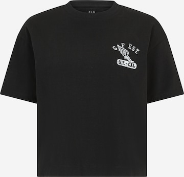 Gap Petite Shirt in Black: front