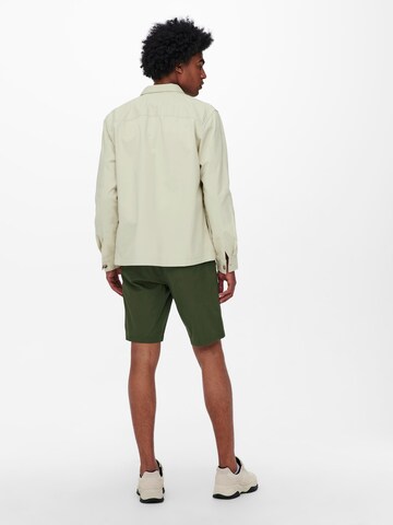 Only & Sons Regular Chino Pants 'Cam' in Green