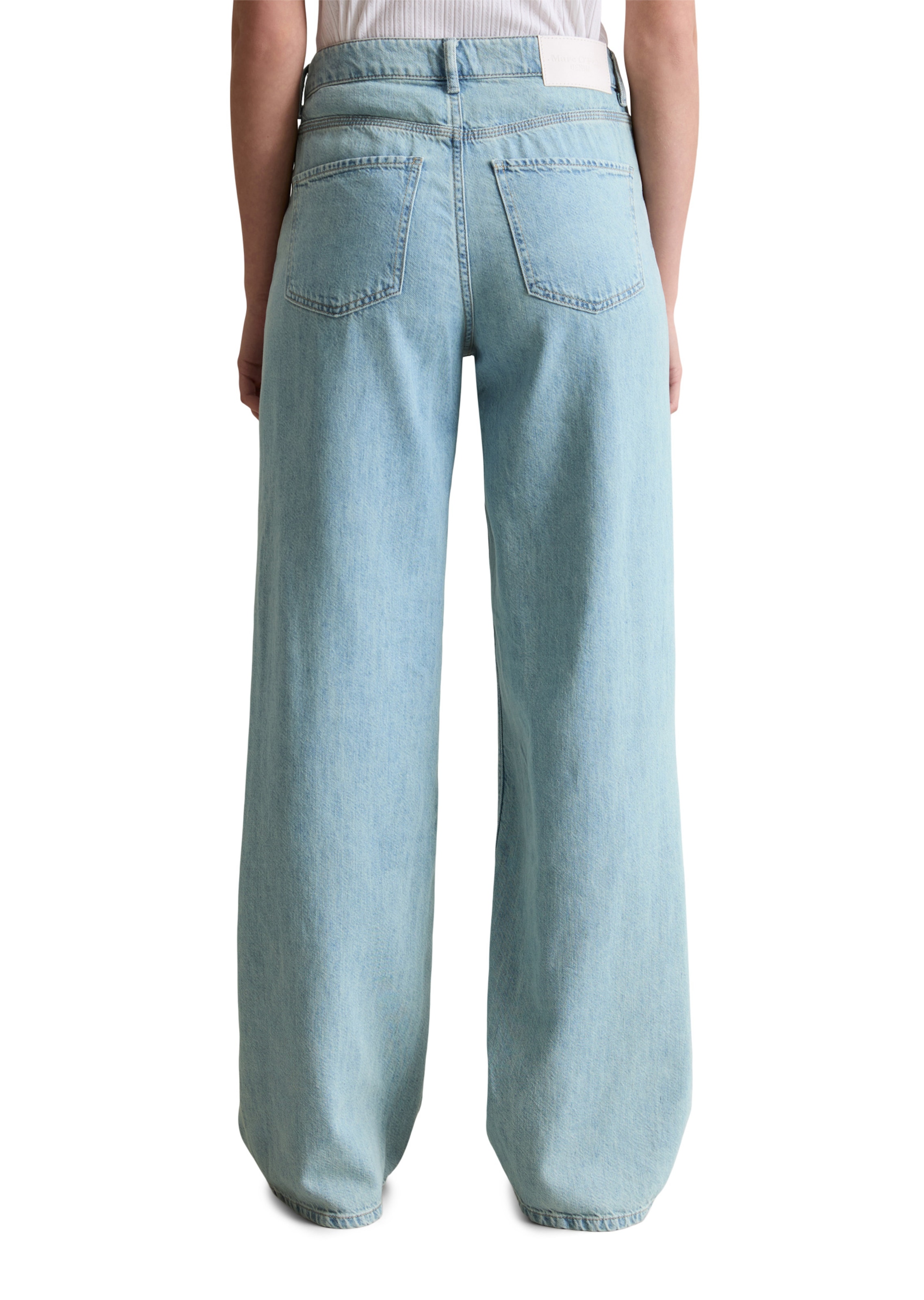 Marc O'Polo DENIM Wide Leg Jeans 'Tomma' in Blau