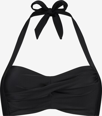 Hunkemöller Bandeau Bikinitop  'Luxe' in Schwarz: predná strana