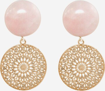 Gemshine Earrings in Gold: front