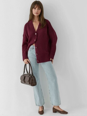 Cardigan 'Strickjacken' Hiccup en rouge
