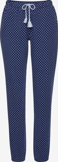 Pantaloni de pijama LASCANA pe bleumarin, Vizualizare produs