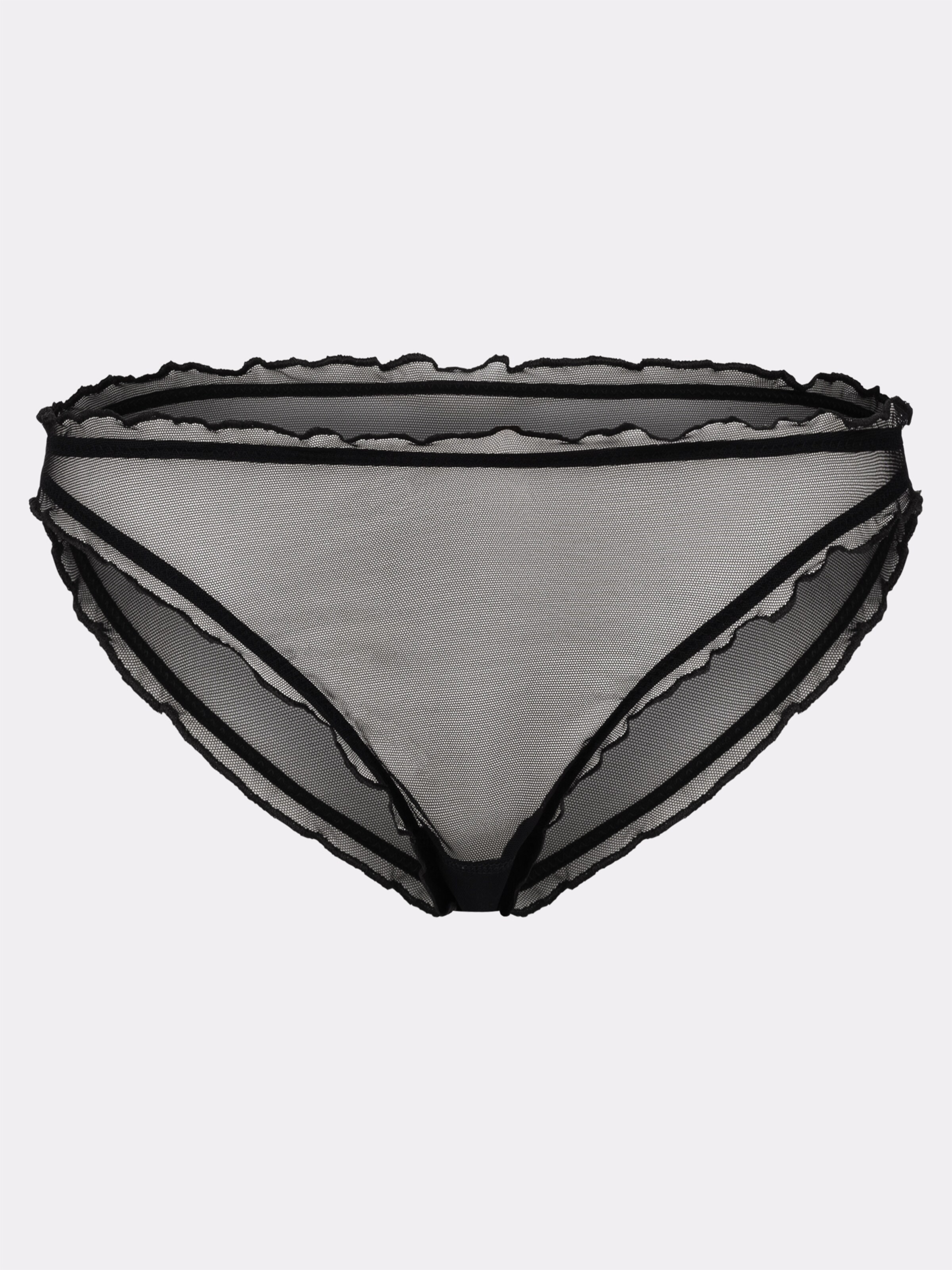 Erlich Textil - Cueca em preto: frente