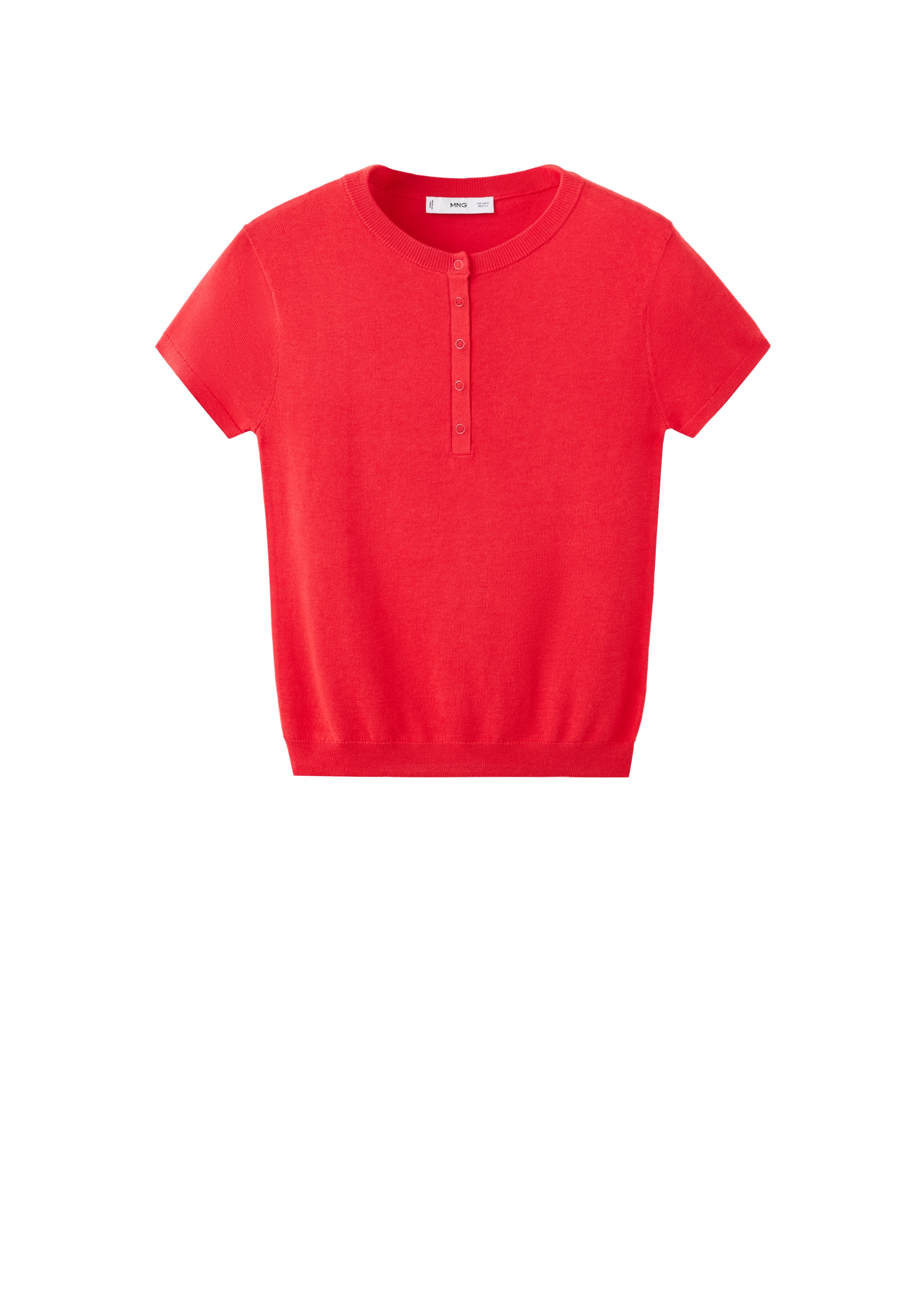 MANGO Trui 'BASINAP' in Rood: voorkant