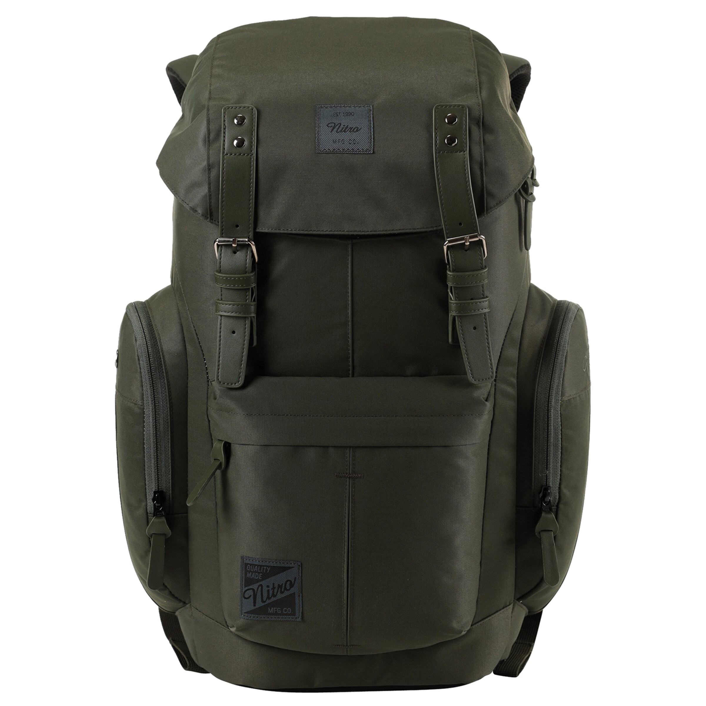 NitroBags Rugzak in Groen: voorkant