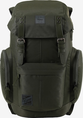 NitroBags Backpack in Green: front