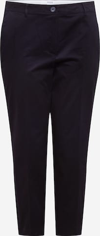 Selected Femme Curve Pleated Pants 'Nori' in Black: front