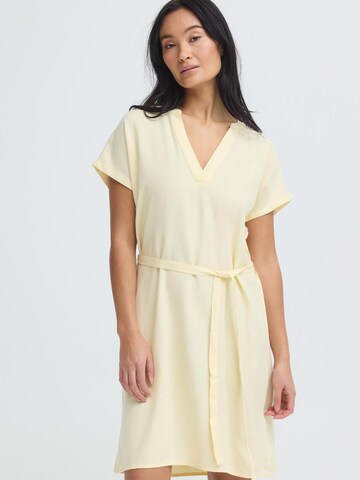 Oxmo Minikleid ' OXNInna ' in Gelb: Vorderseite