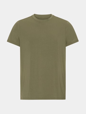 Copenhagen Bamboo Shirt 'Oliven' in Green: front