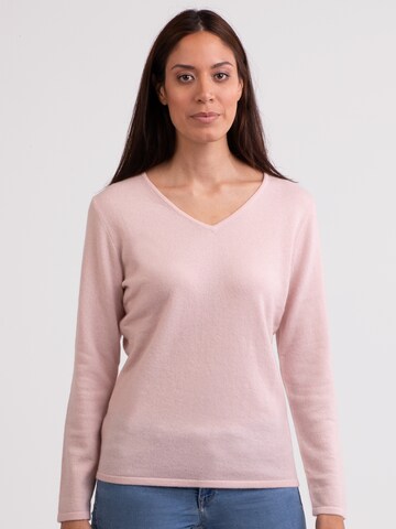 CASH-MERE.CH Sweater in Pink: front