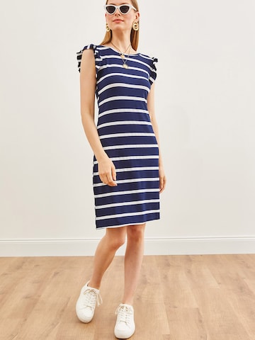 olalook - Vestido en azul