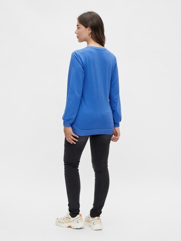 MAMALICIOUS Sweatshirt 'Vida' in Blau