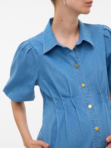 Vero Moda Maternity Jurk in Blauw