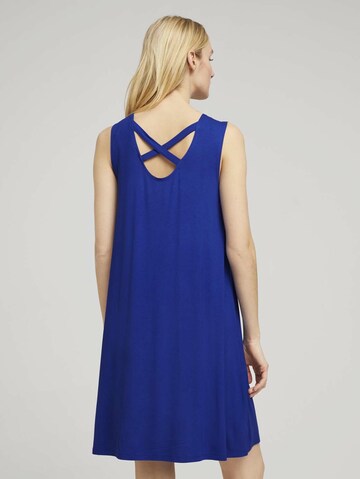 TOM TAILOR Summer Dress in Blue