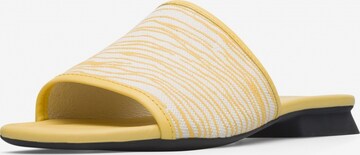 CAMPER Mules ' Twins ' in Yellow: front