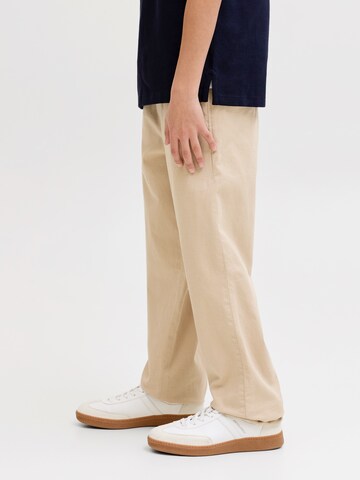 Jack & Jones Junior Loosefit Byxa 'JPSTKANE FURY' i beige