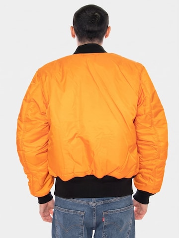 Veste mi-saison 'MA-1 Black Jacket -- Reversible Black Orange Men's Jacket' ALPHA INDUSTRIES en noir