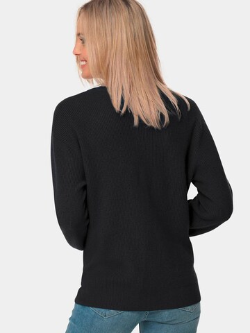 Goldner Pullover in Schwarz