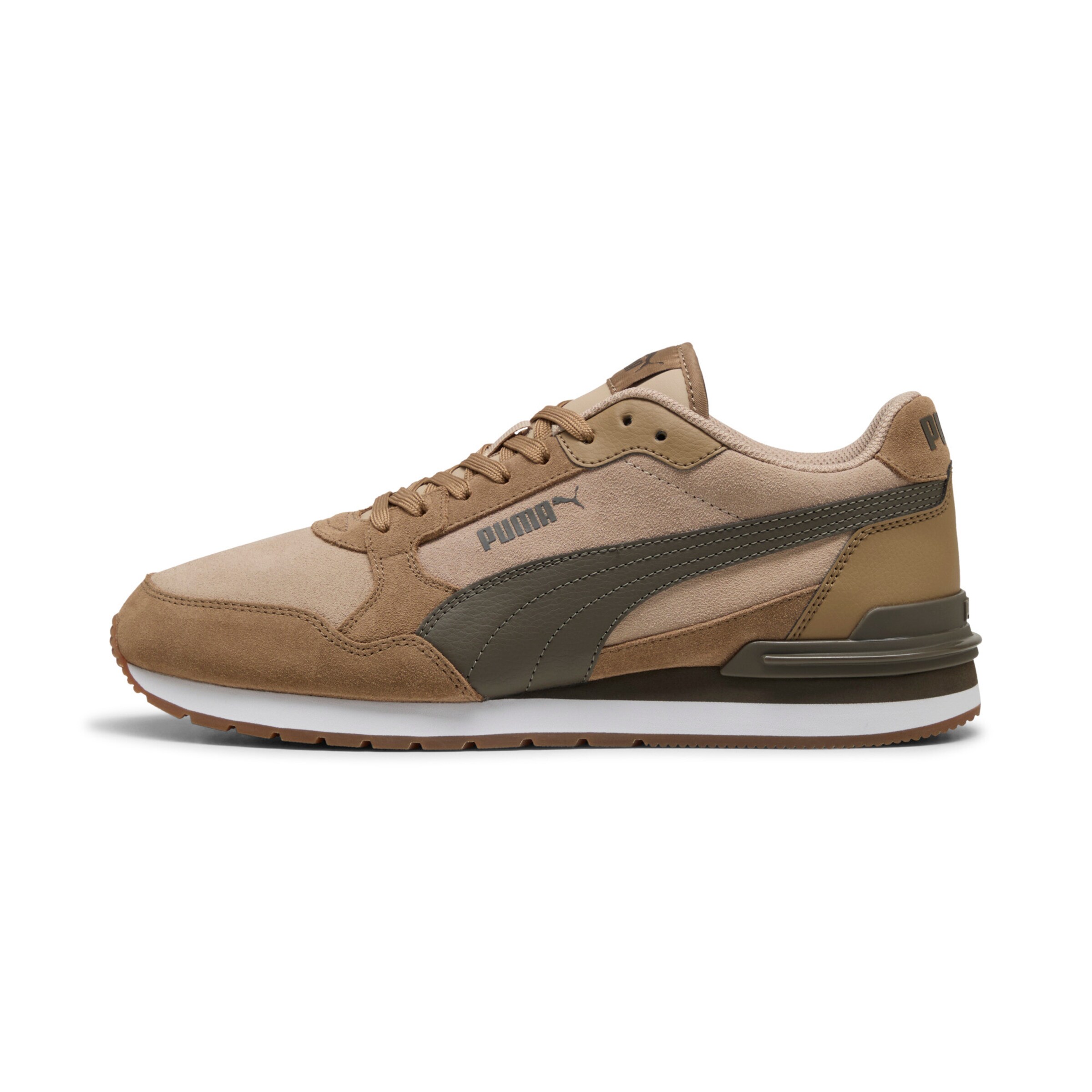 PUMA Sneakers 'ST Runner v4' in 44,5 in Umbra / Brocade / Green, Item view