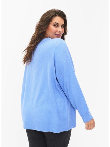 Pull-over 'Sunny' Zizzi en bleu