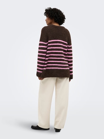 ONLY Pullover 'ONLMAGGIE' i brun