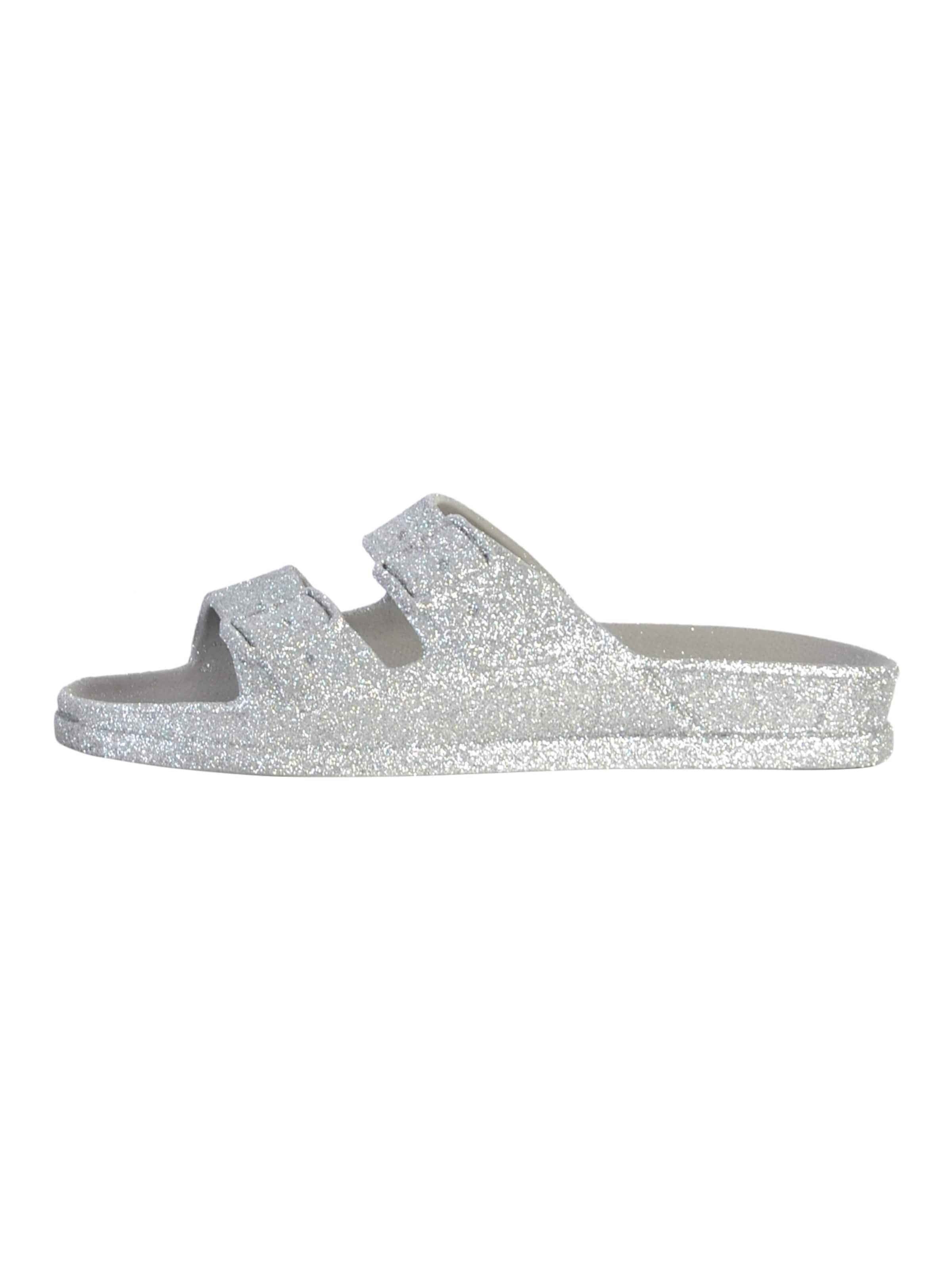 Kaporal Mule in Silver: front