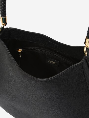 Lauren Ralph Lauren Schultertasche 'Charli' in Schwarz