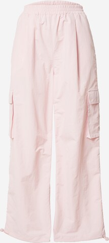 Wide Leg Pantalon cargo 'Elanor' LeGer by Lena Gercke en rose : devant