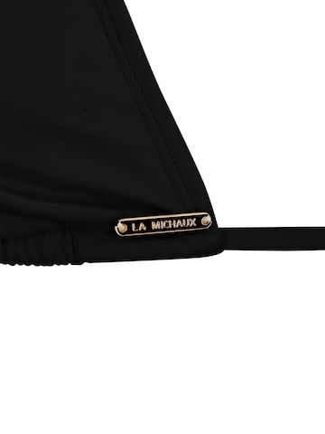La Michaux Triangle Bikini top 'CAMILA' in Black