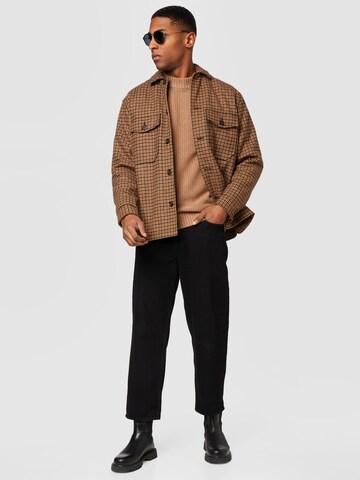 TOM TAILOR Sweater in Brown
