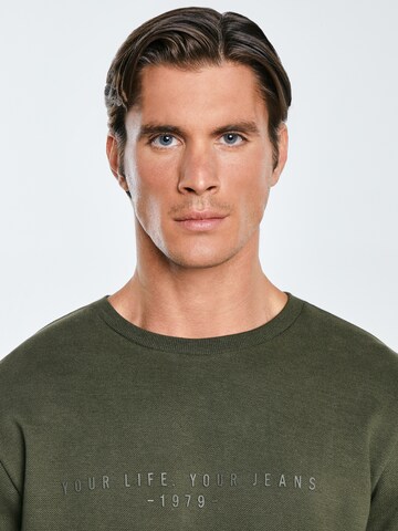 Sweat-shirt 'WIRON' BIG STAR en vert