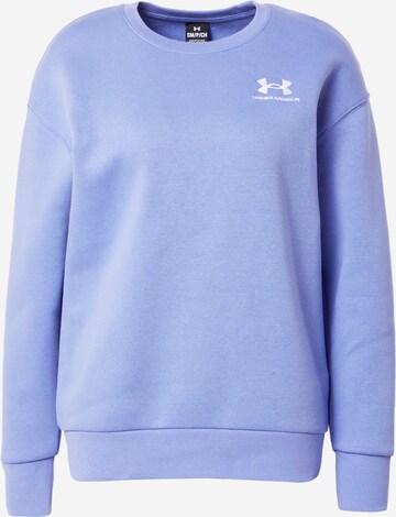 UNDER ARMOUR - Sweatshirt de desporto 'Essential' em azul: frente