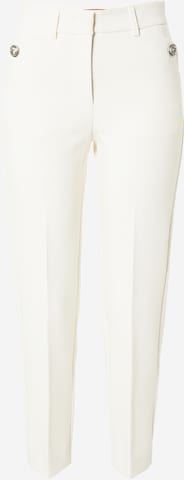 MAX&Co. Regular Pleated Pants 'BIGA' in White: front