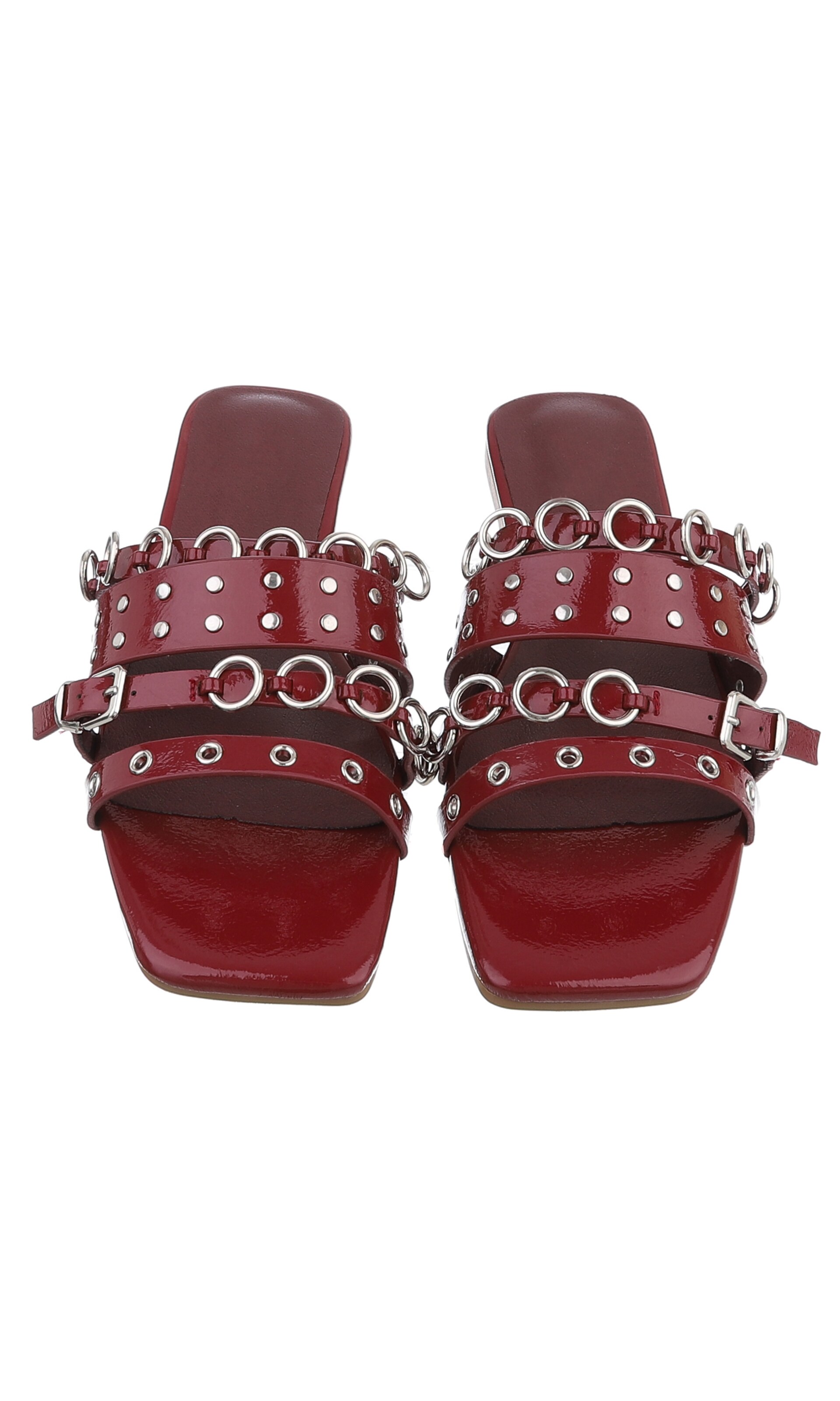 Ital-Design Mules in Red