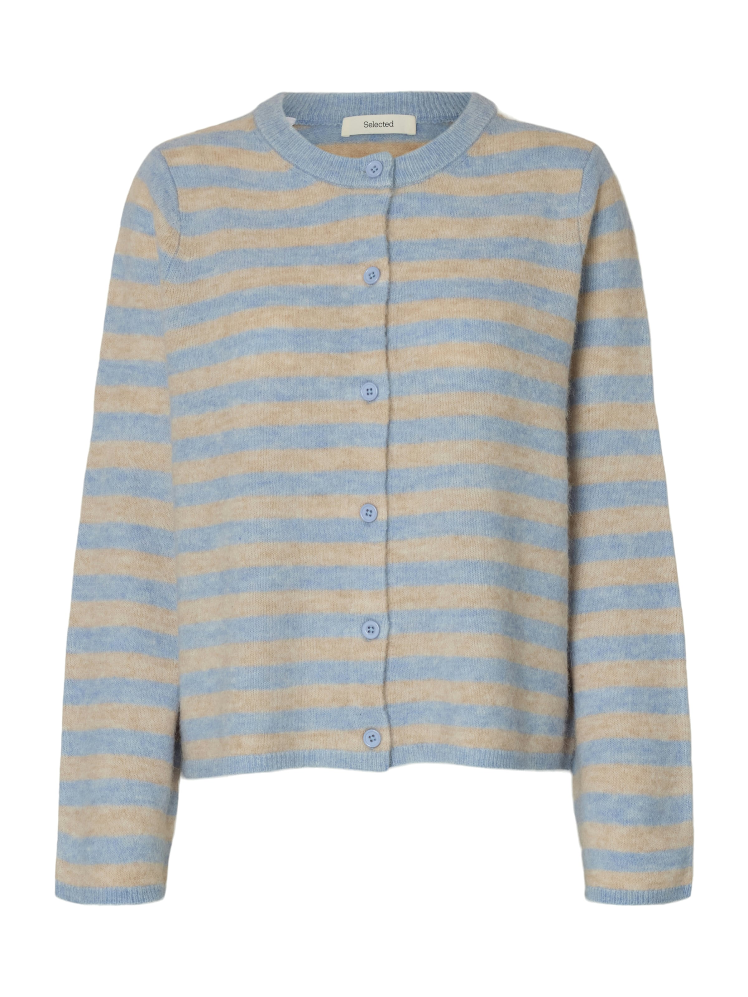 SELECTED Вязаная кофта 'SLFLULU' в Бежевый: спереди