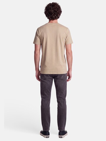 salzhaut Shirt 'Diek - Moin' in Grey: back