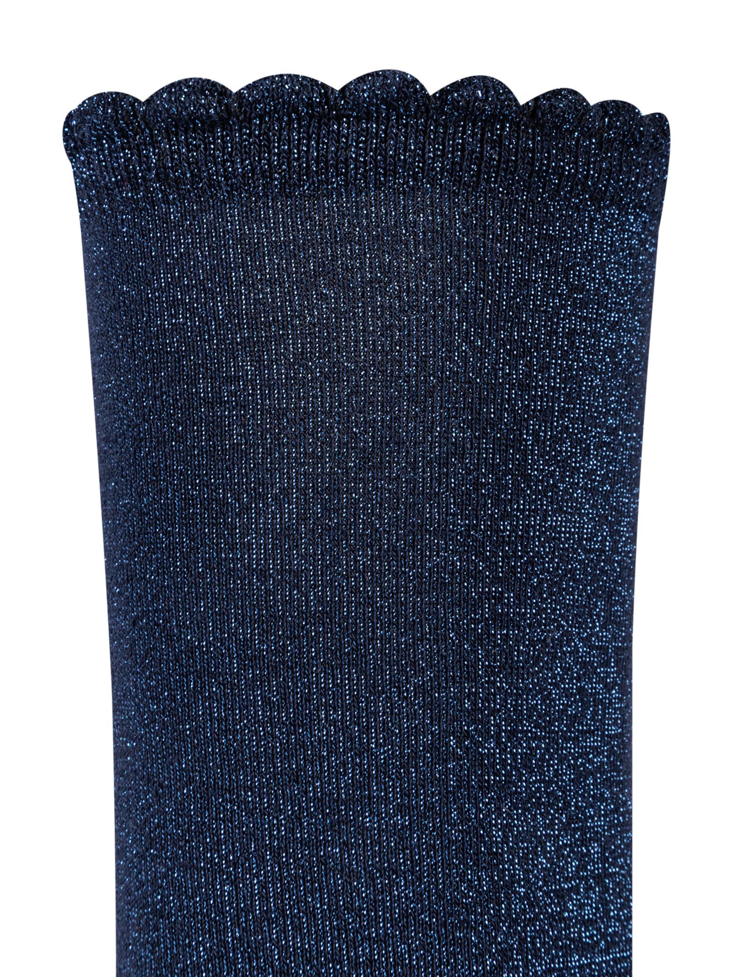 camano camano Socken The Socks of a Showgirl lurex in Schwarz: Vorderseite