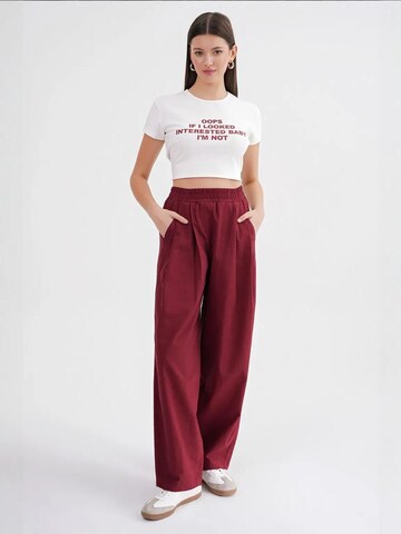 MixRay Loosefit Broek in Rood