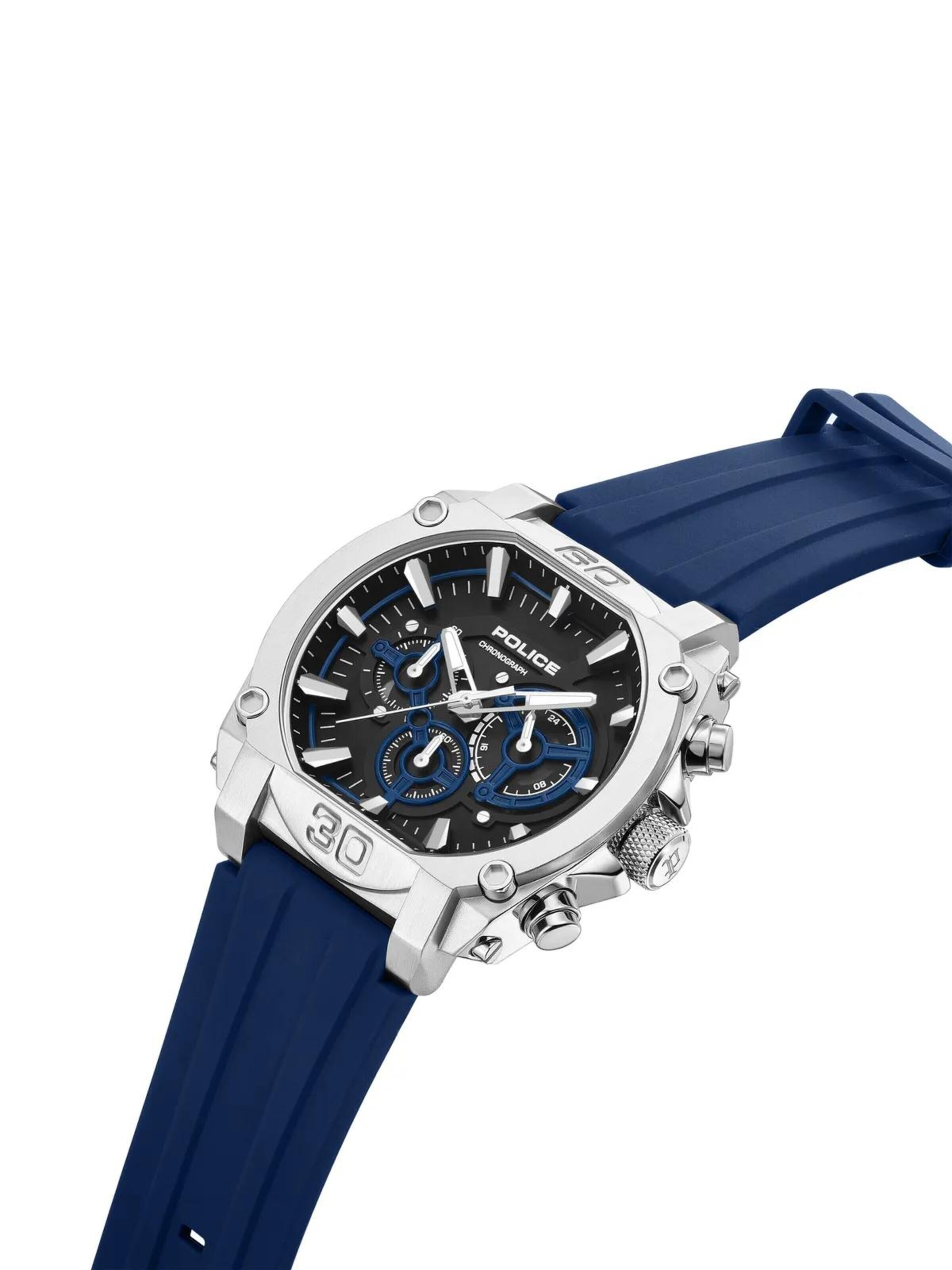 Montre à affichage analogique POLICE en bleu